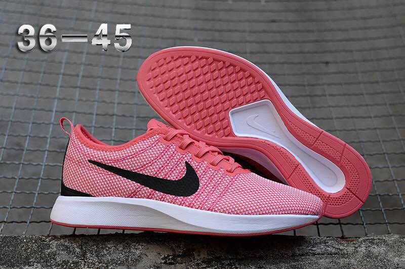 Nike Dualtone Racer Pink Black White Running Shoes